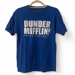 Dunder Mifflin The Office Graphic Tee Blue M